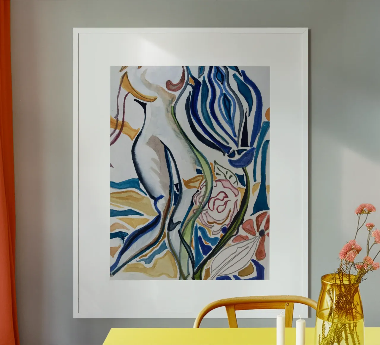 Fleurs à corps poster da Sophie Pérard