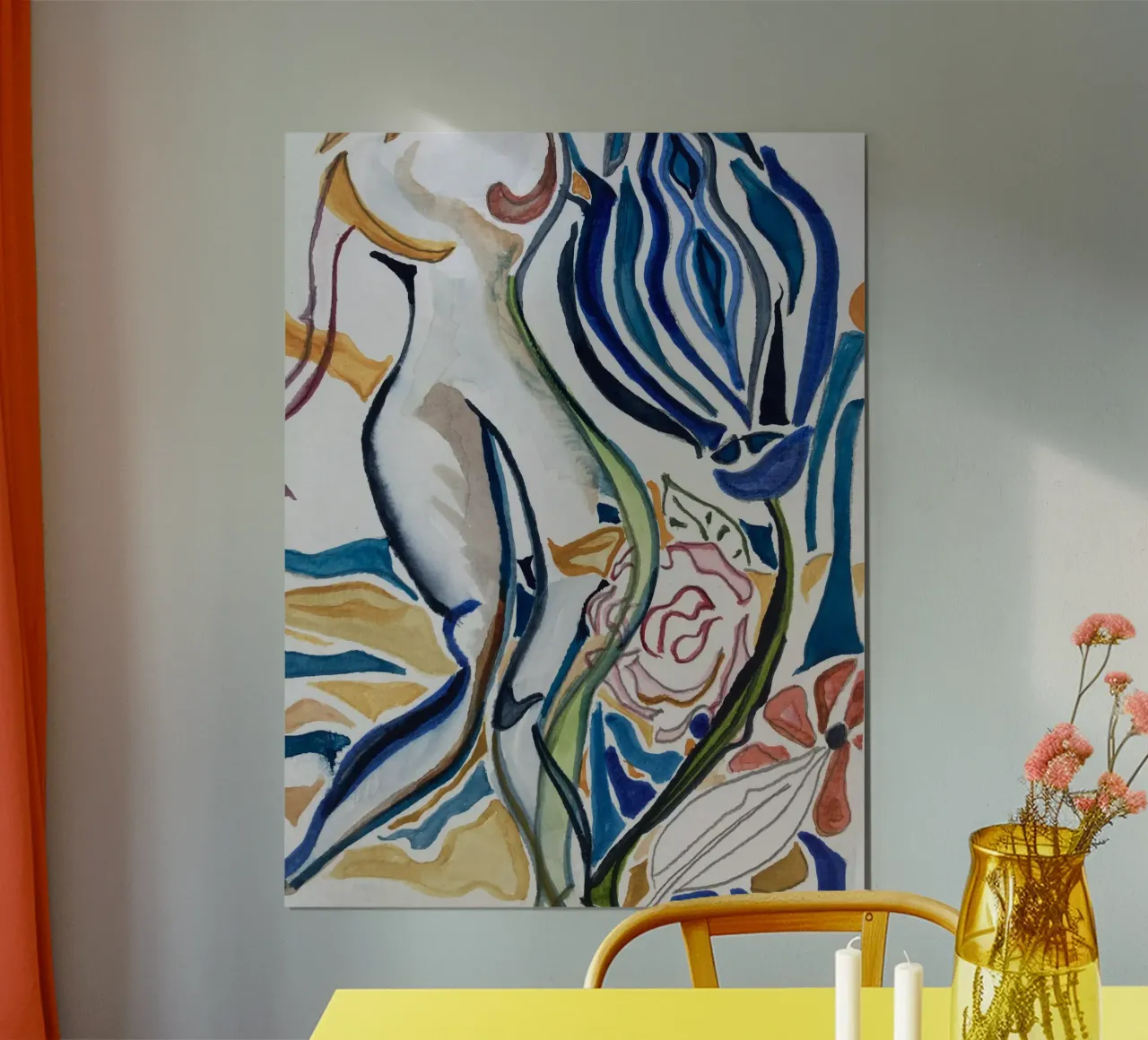 Fleurs à corps poster da Sophie Pérard