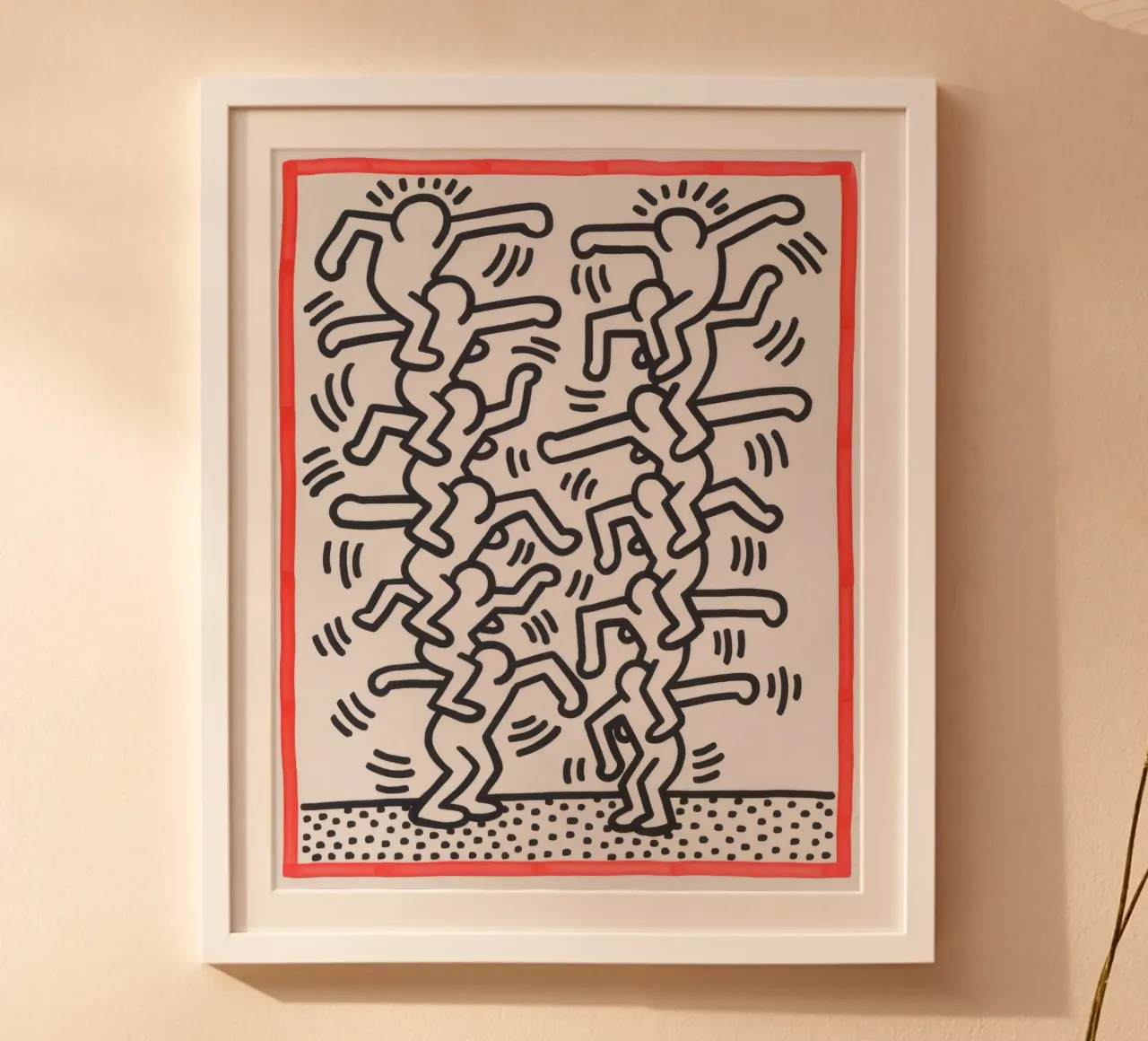 Keith Haring "Senza titolo" Poster di figure pop art poster da ClubArt