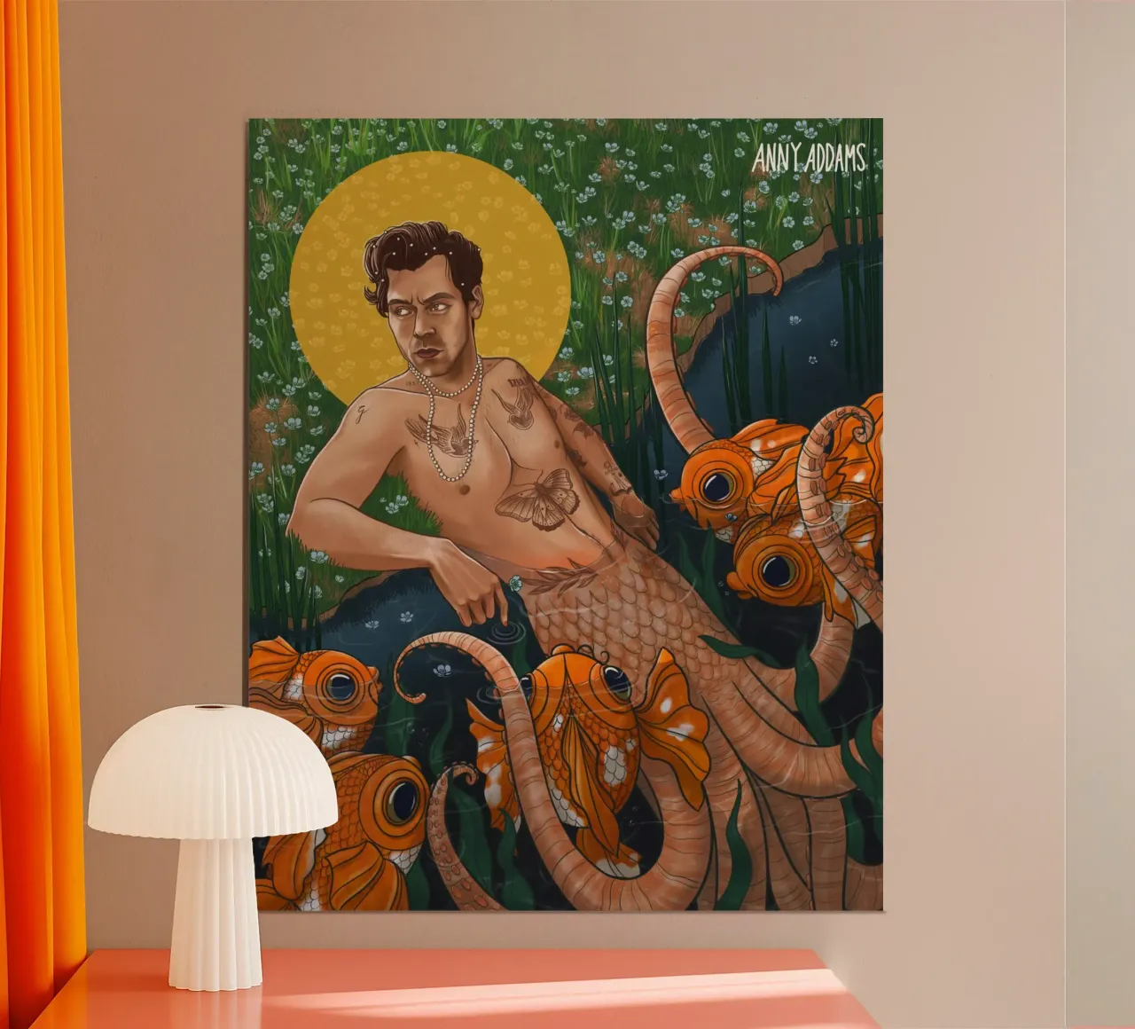 Harry the merman carta hahnemühle da Anny Addams