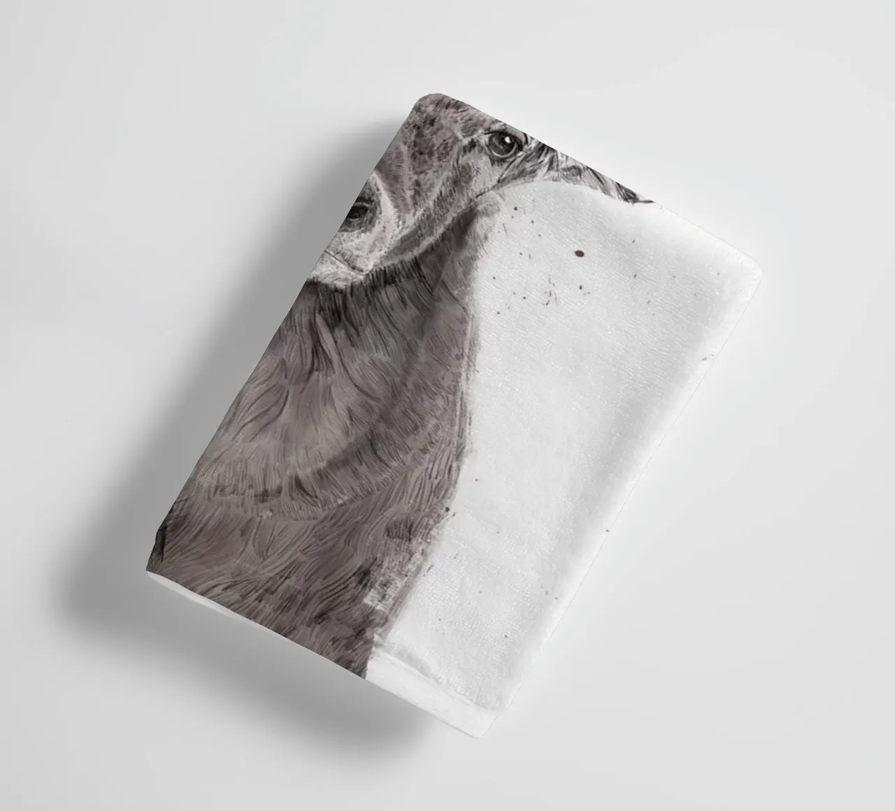 Xmas deer badhanddoek van Balazs Solti