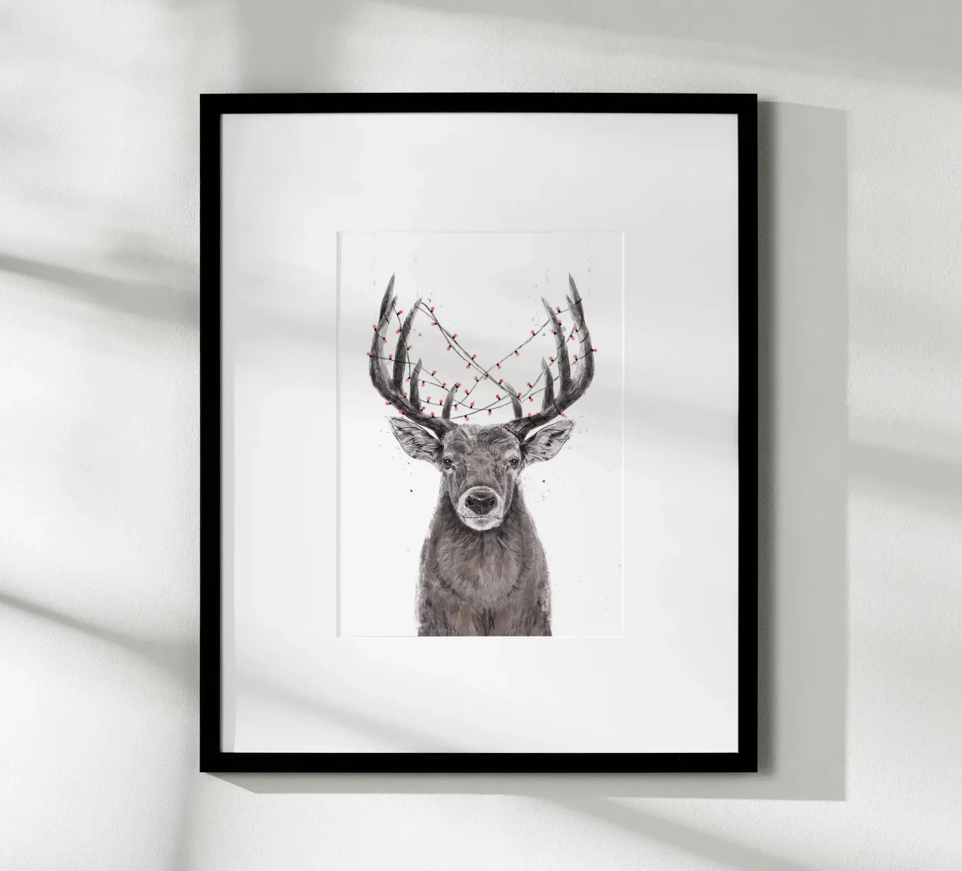Xmas deer poster da Balazs Solti