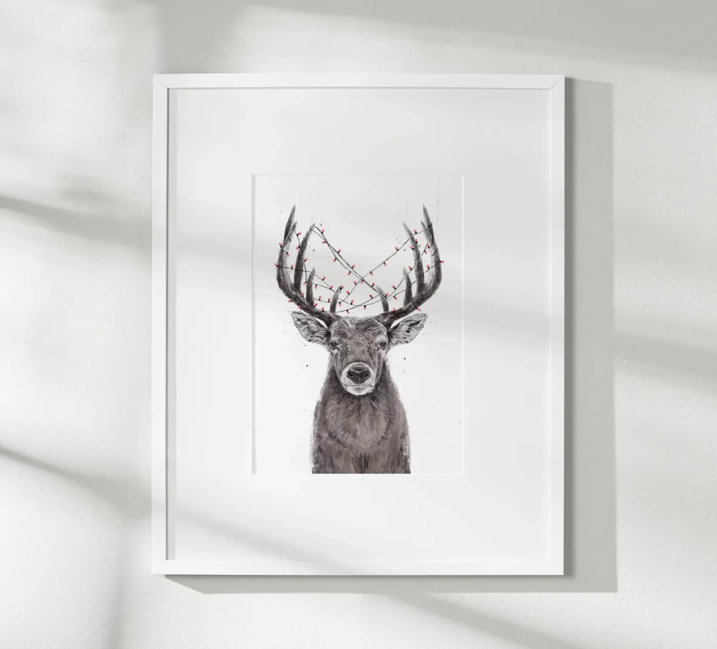 Xmas deer poster da Balazs Solti