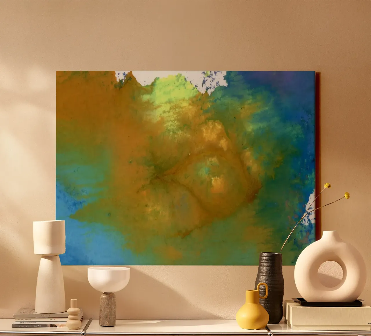 Heavens canvas with Floater frame by gtobonart