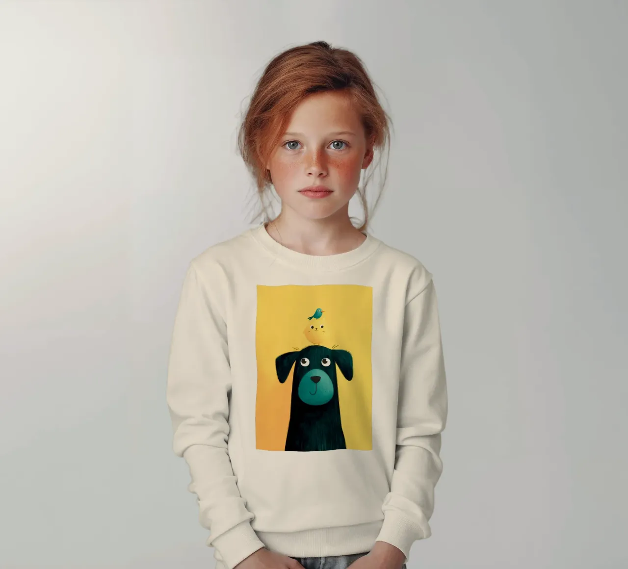 Best Friends Tower kinder sweatshirt van Kiara
