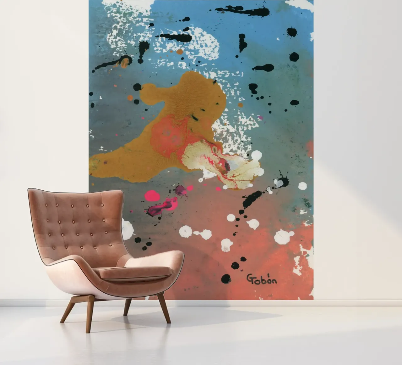 Ocean creatures fotobehang van gtobonart