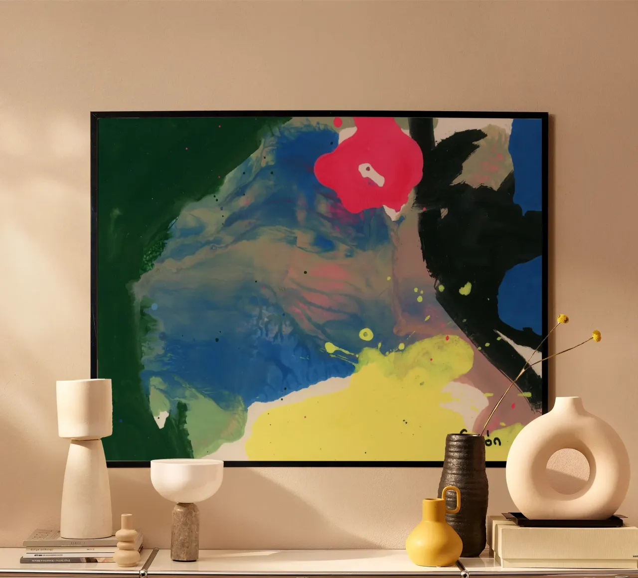 Creation 1 poster con telaio in plastica da gtobonart