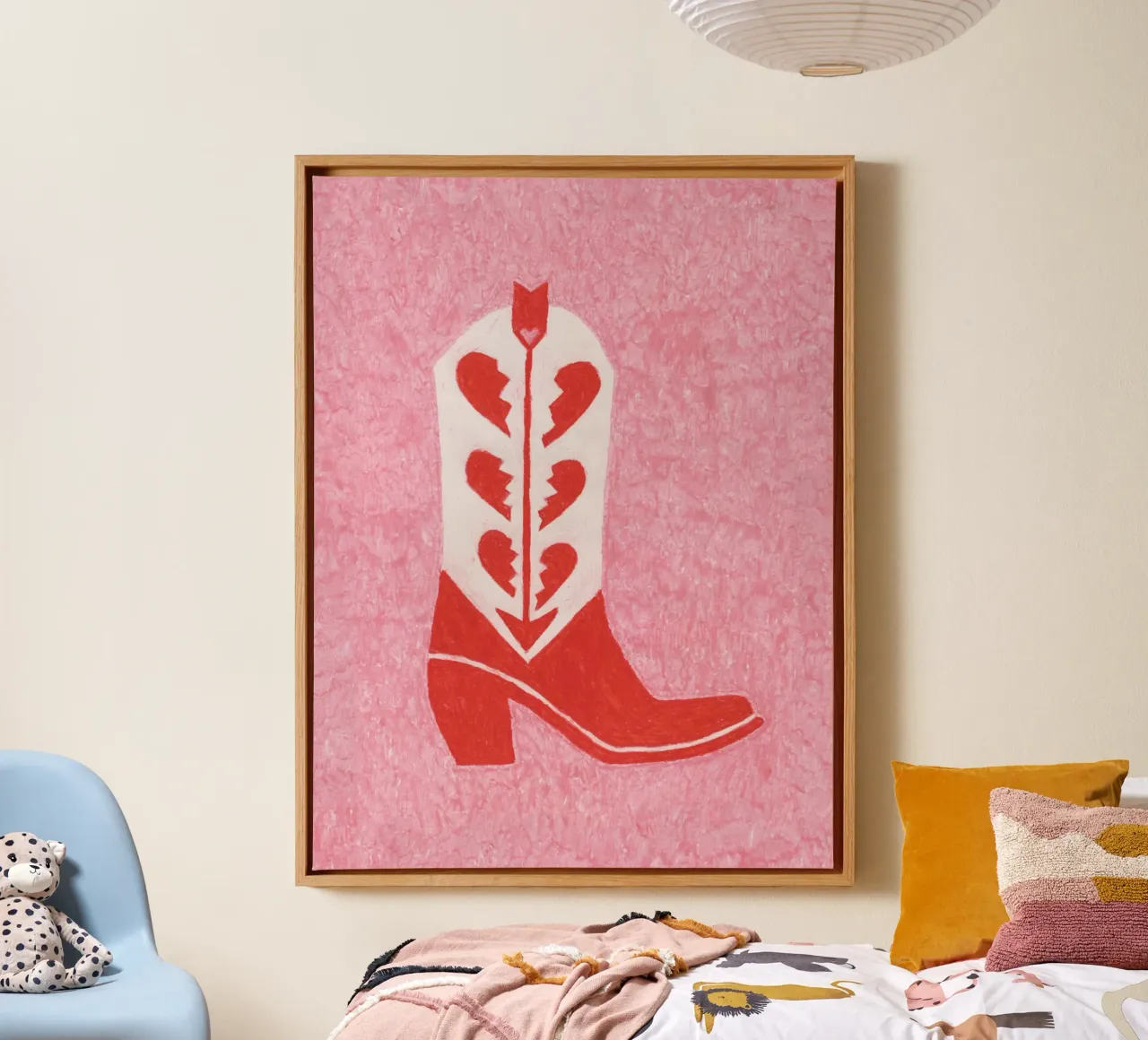 Heartbreak Heels tela con Cornice a cassetta da AnyoneCanYeehaw