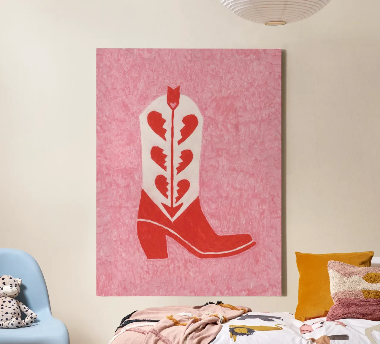 Heartbreak Heels tela con Cornice a cassetta da AnyoneCanYeehaw