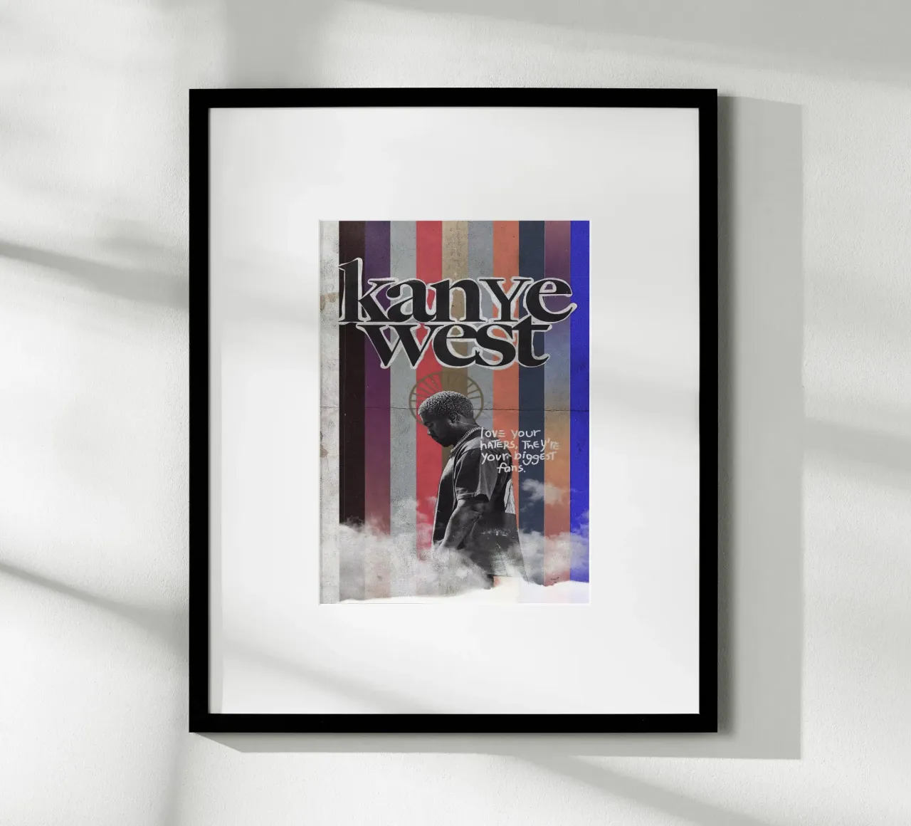 kanye west musica rapper hip hop poster da Bosko cabral