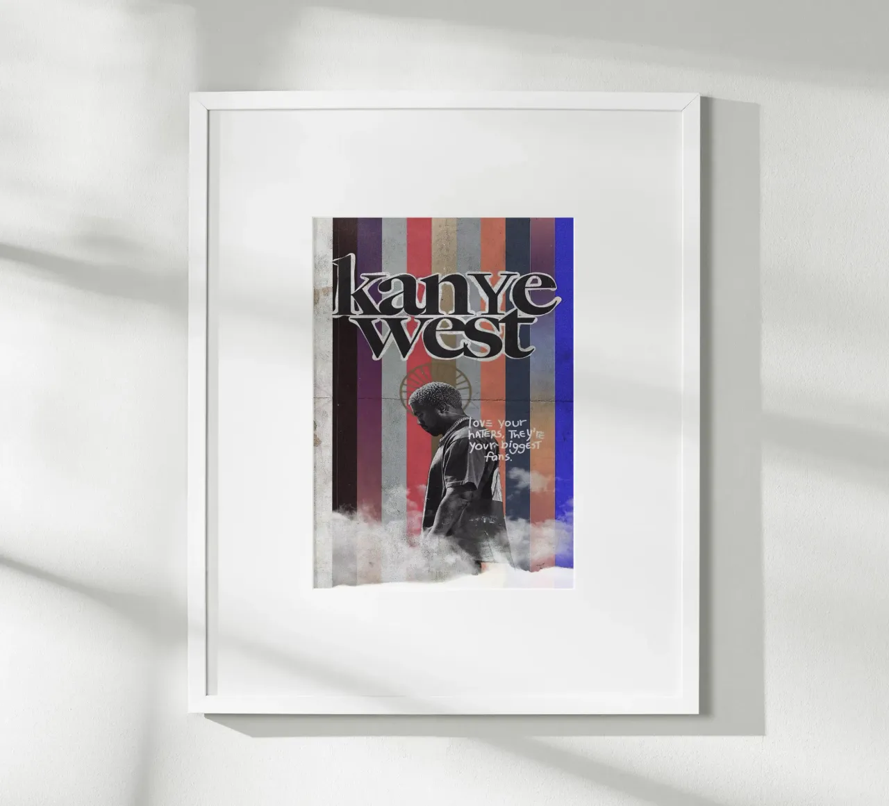 kanye west musica rapper hip hop poster da Bosko cabral
