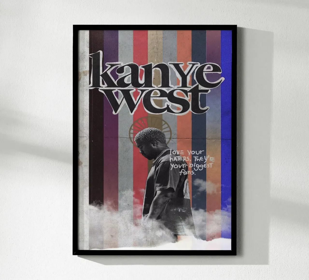 kanye west musica rapper hip hop poster da Bosko cabral