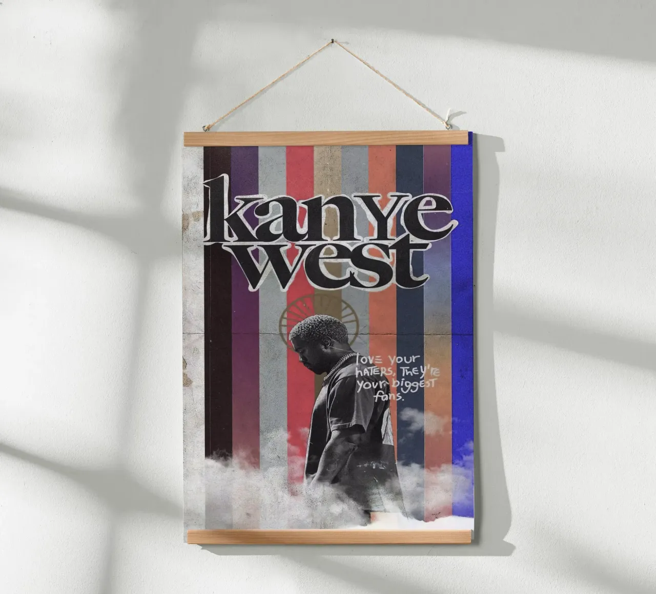 kanye west musica rapper hip hop poster da Bosko cabral