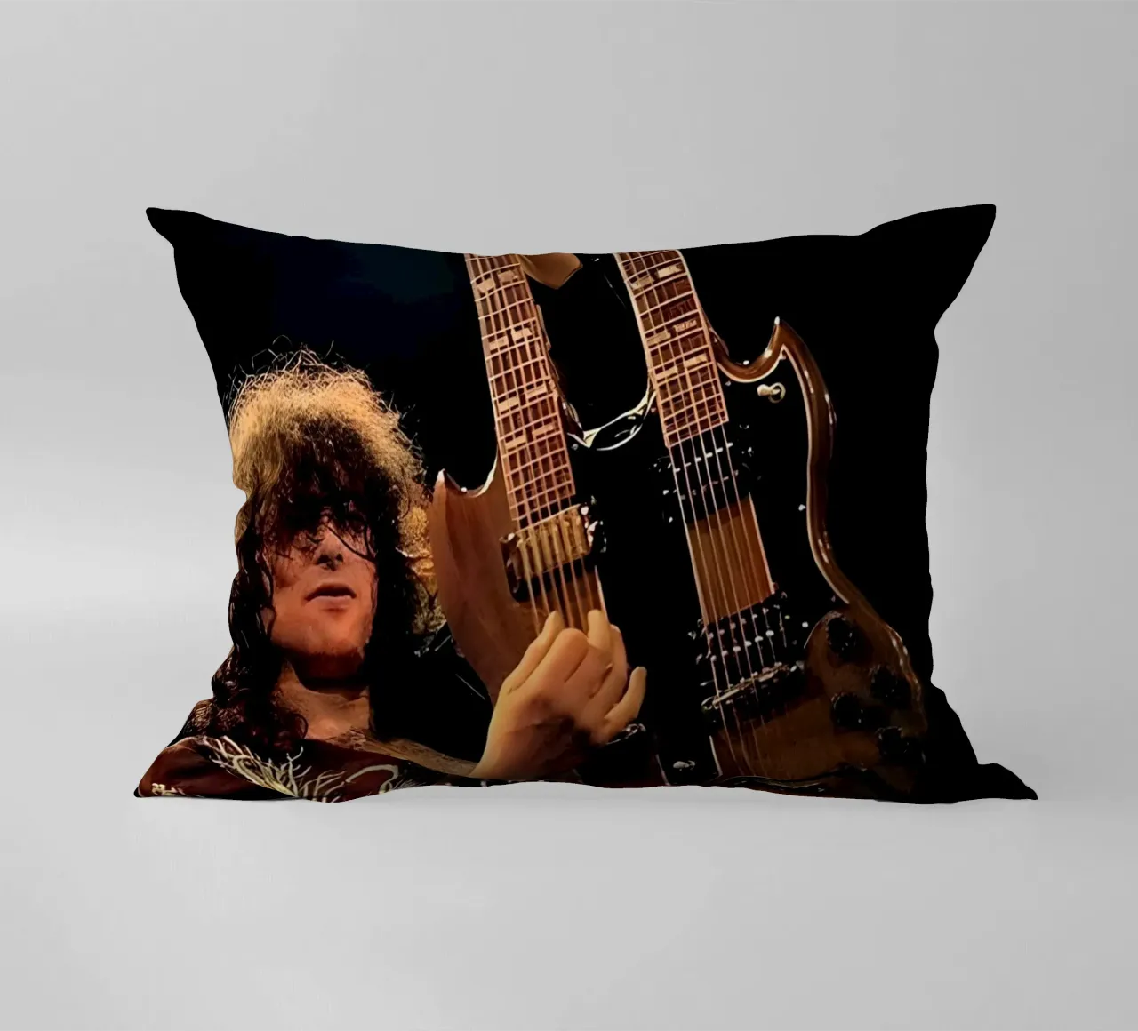 Jimmy page cuscino da Low poly art