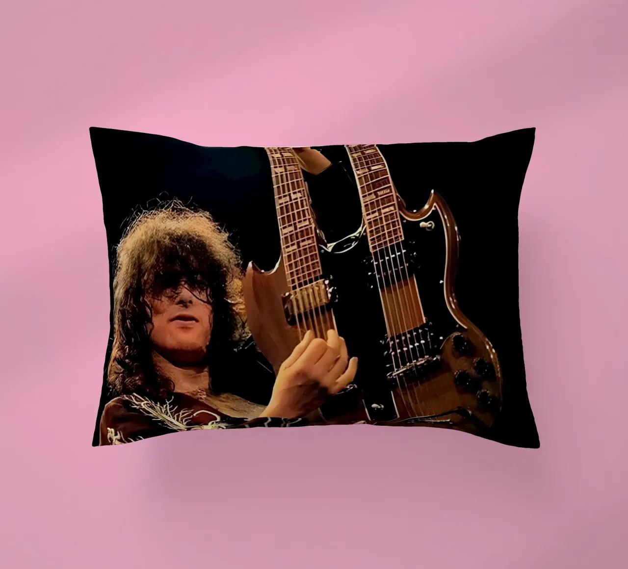 Jimmy page cuscino da Low poly art