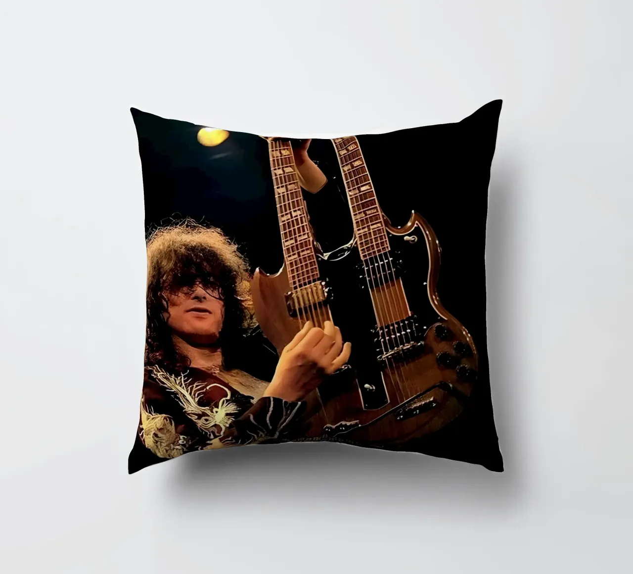 Jimmy page cuscino da Low poly art