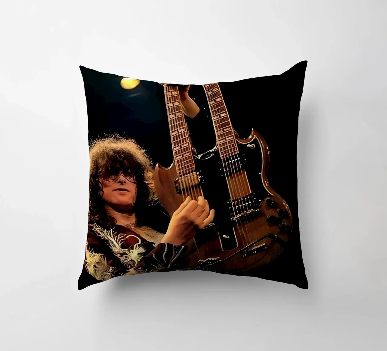 Jimmy page cuscino da Low poly art