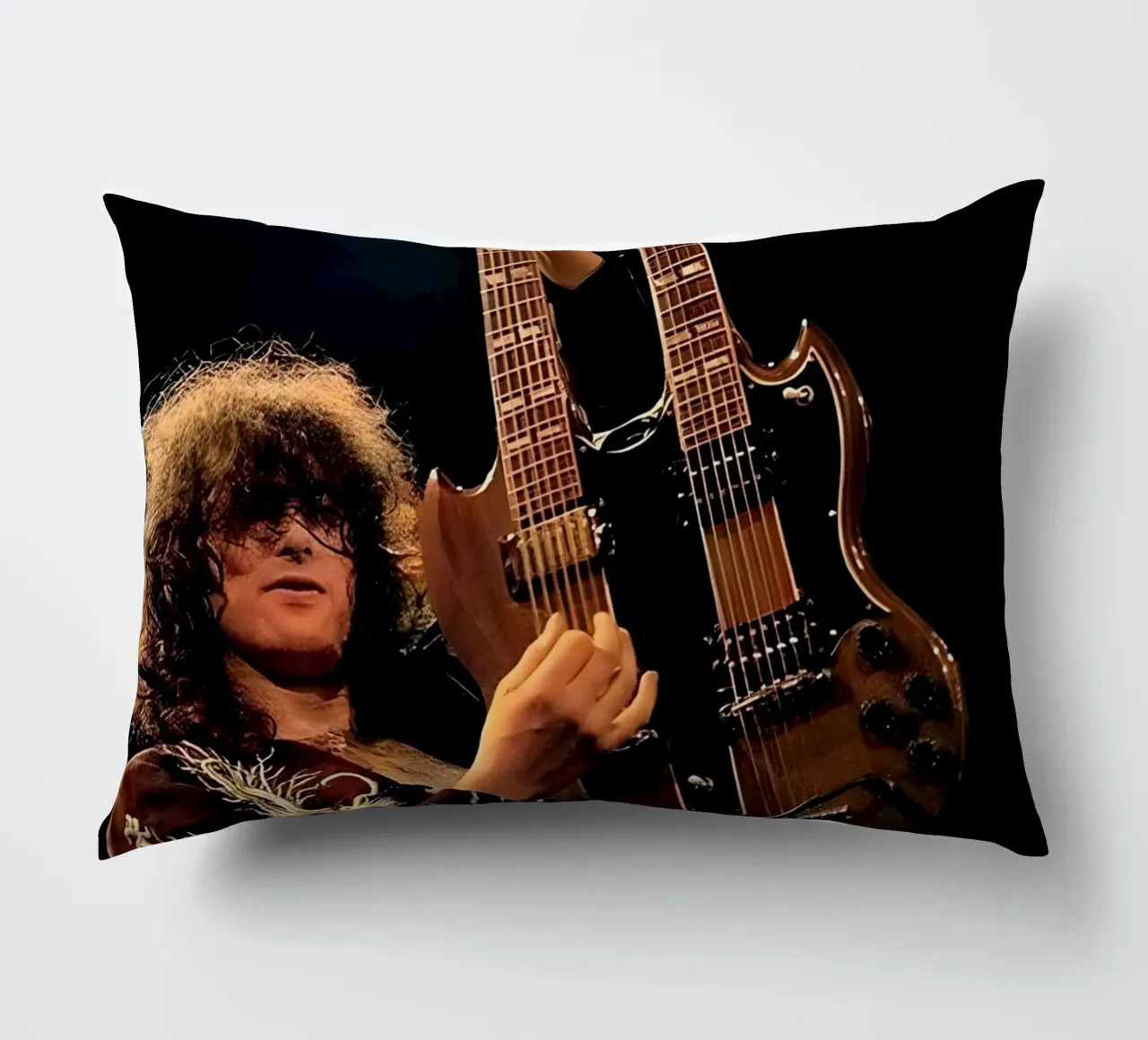 Jimmy page cuscino da Low poly art