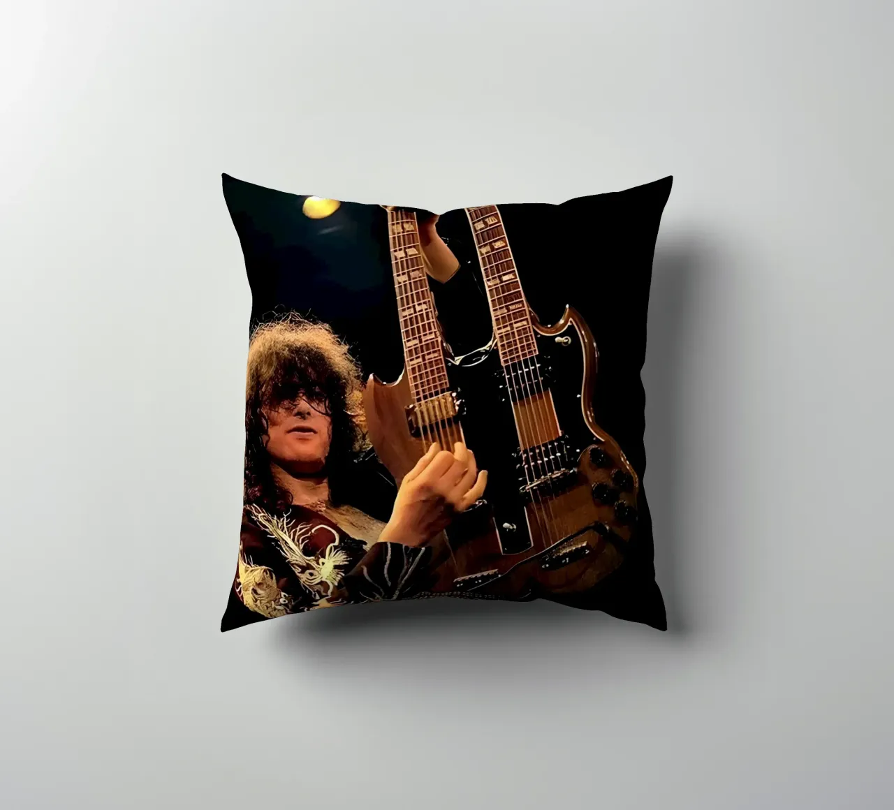Jimmy page cuscino da Low poly art