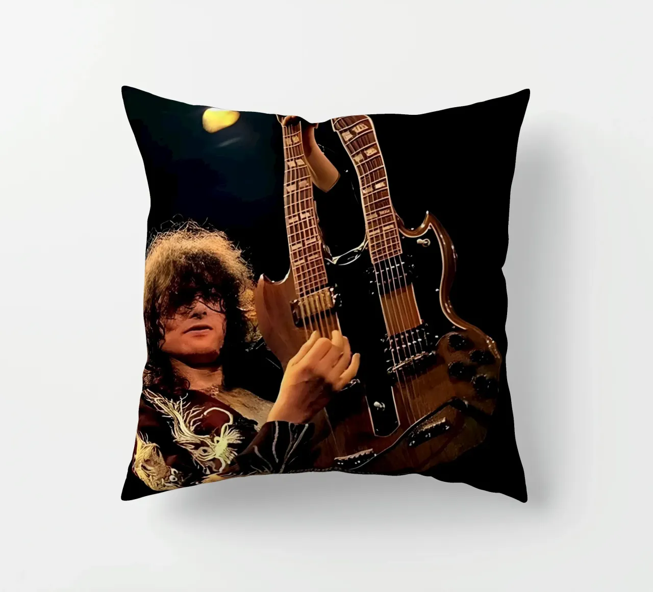 Jimmy page cuscino da Low poly art