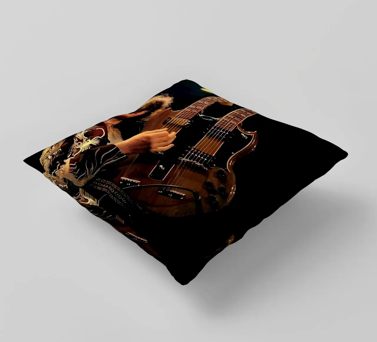 Jimmy page cuscino da Low poly art