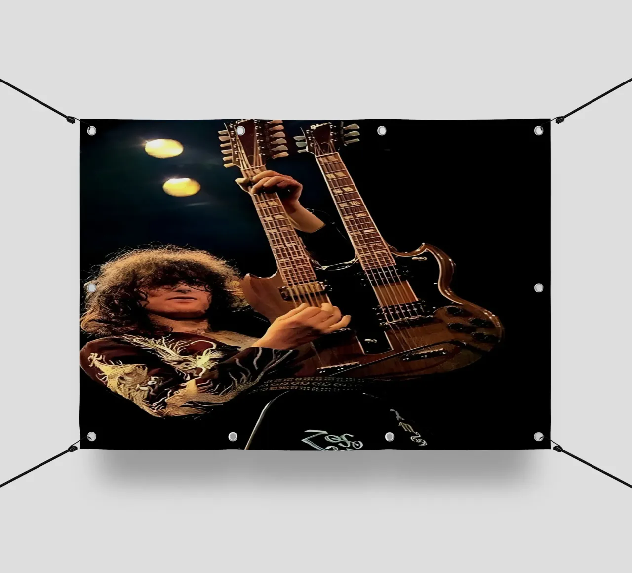 Jimmy page telo in pvc da Low poly art