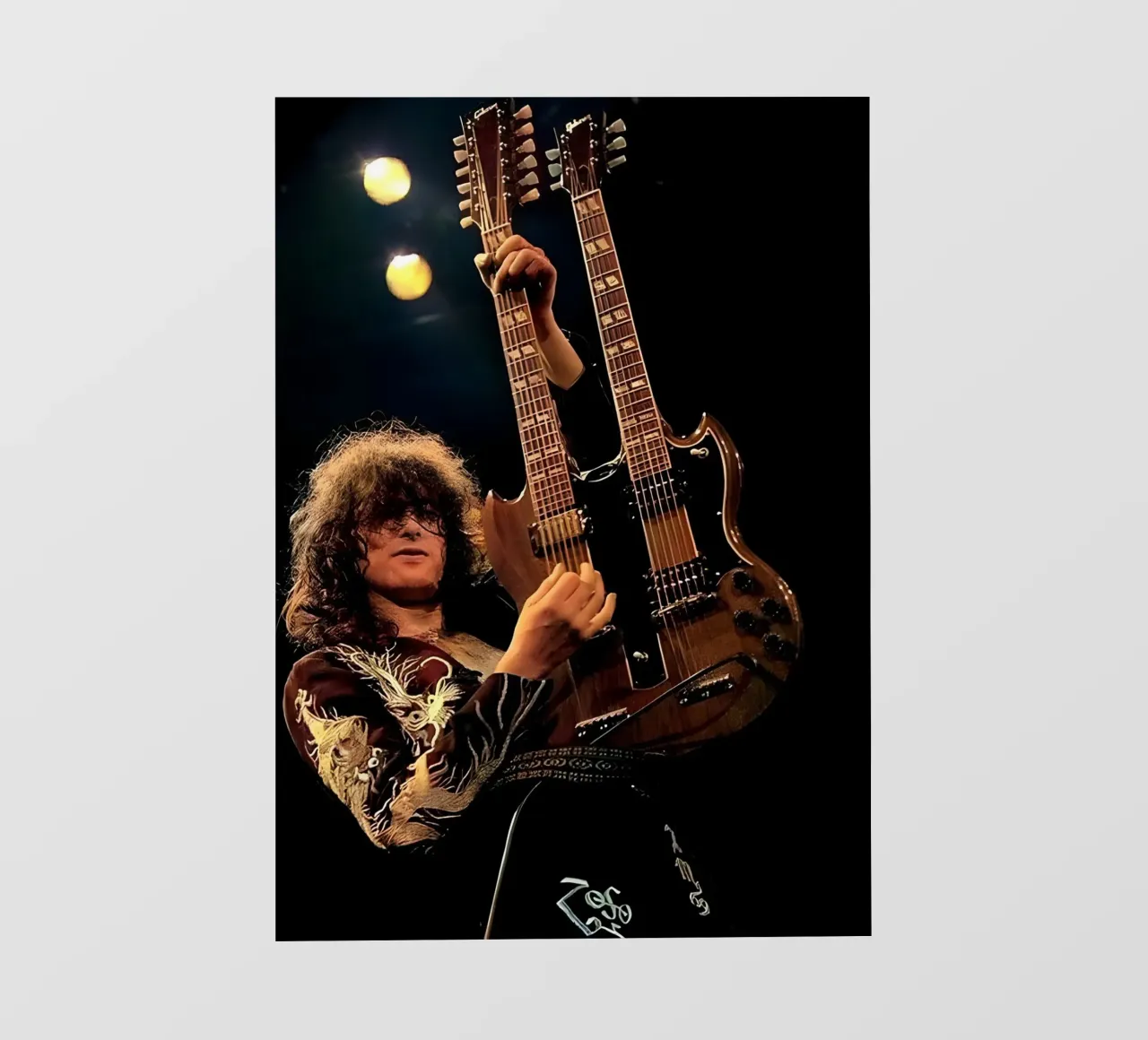 Jimmy page telo in pvc da Low poly art