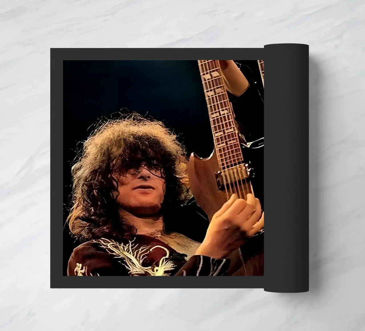 Jimmy page zerbino da Low poly art