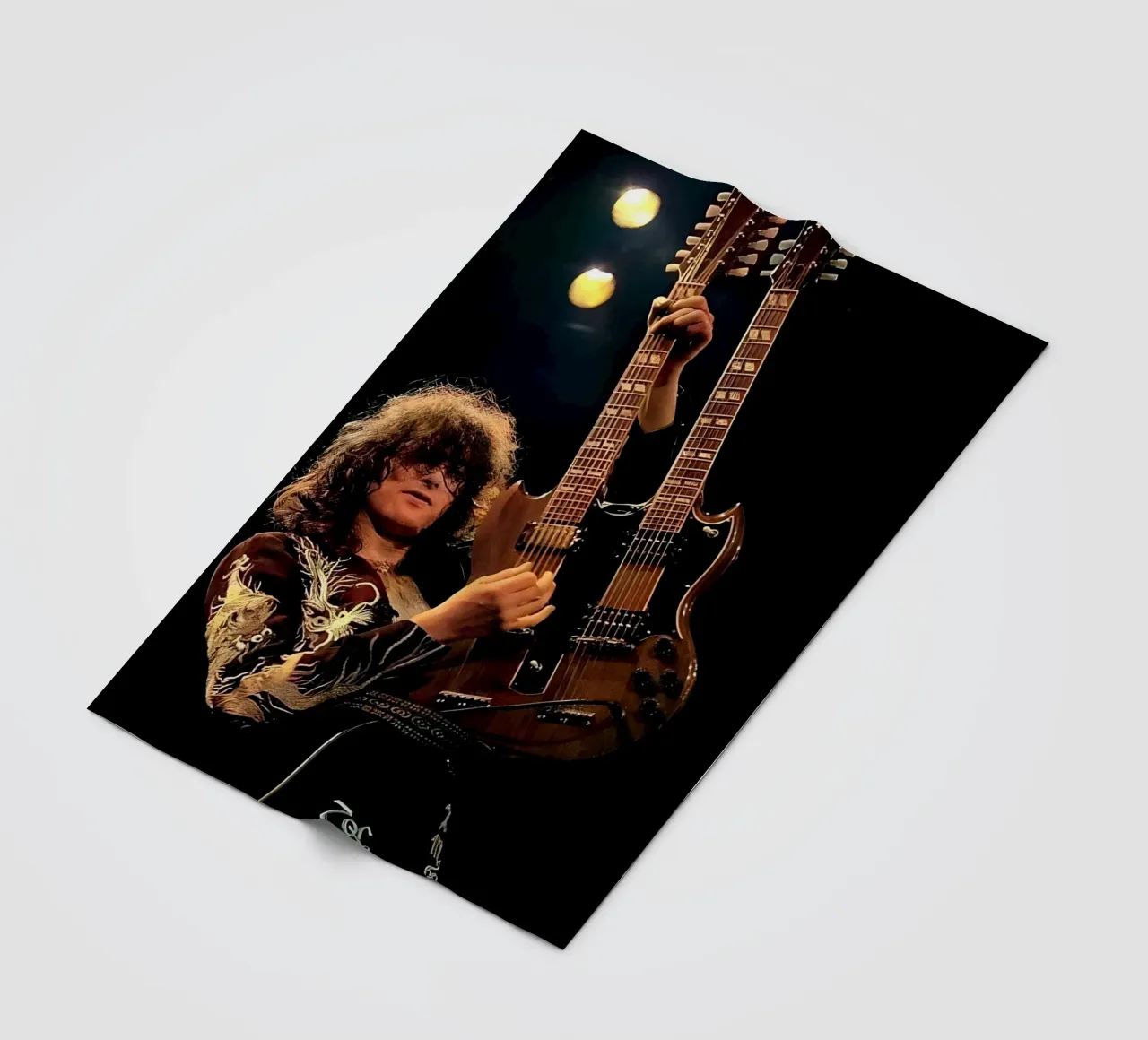 Jimmy page coperta in pile da Low poly art