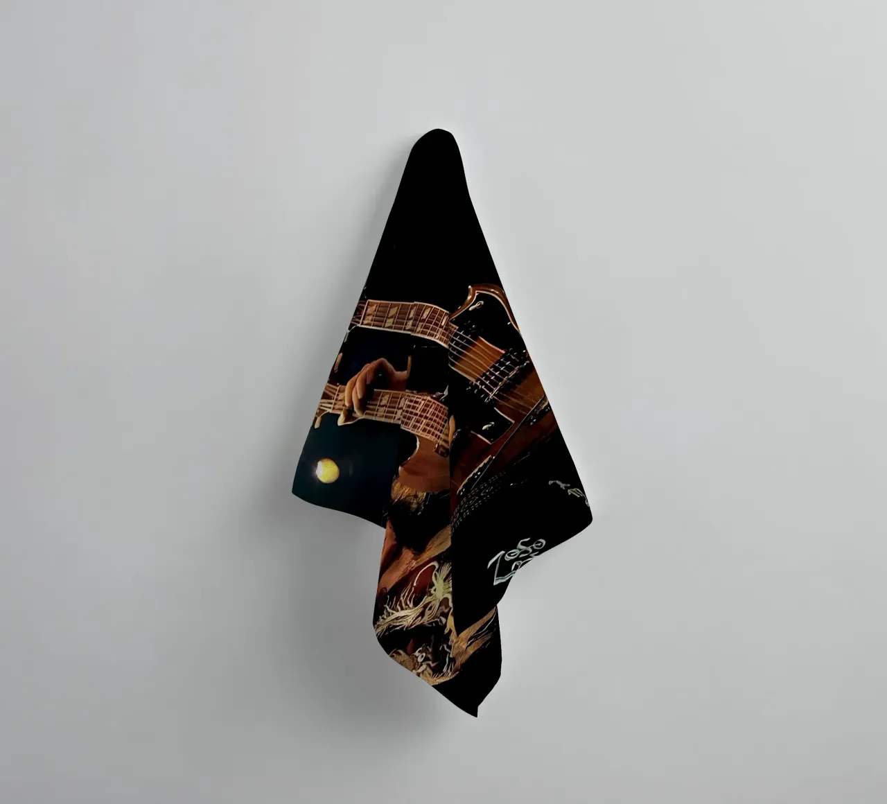 Jimmy page asciugamano da bagno da Low poly art