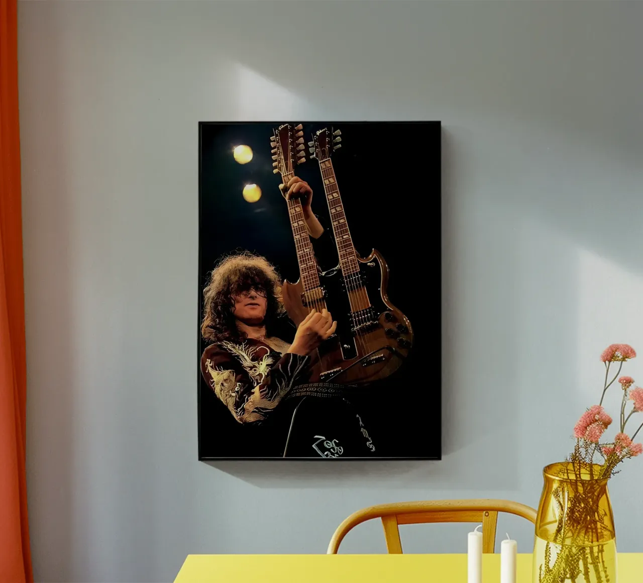 Jimmy page plexiglass da Low poly art