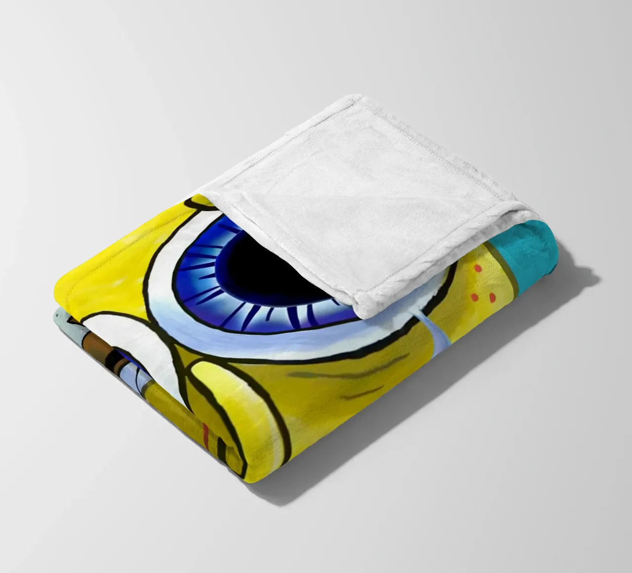sad SpongeBob coperta in pile da Low poly art