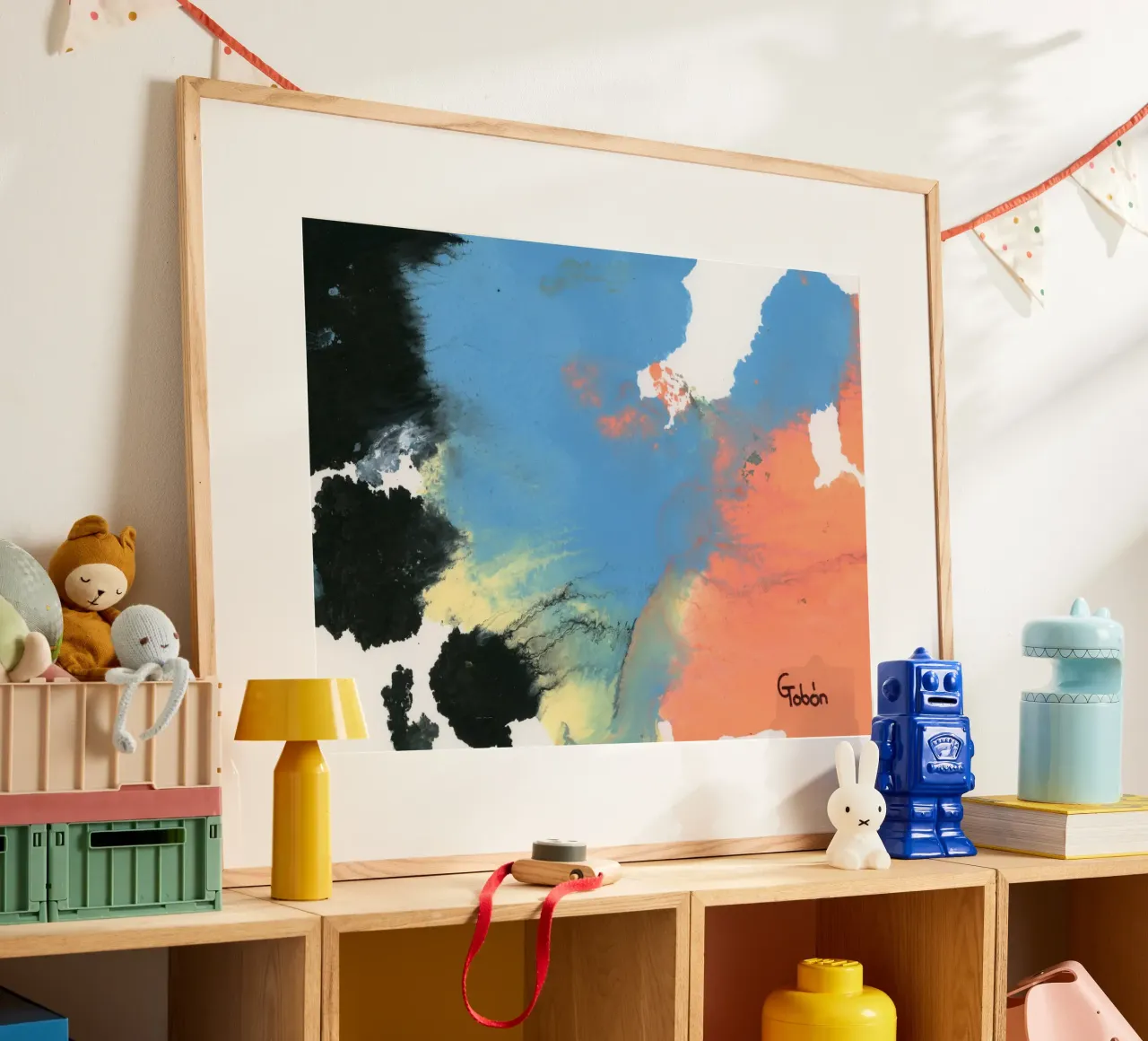 Escape poster con telaio in plastica da gtobonart
