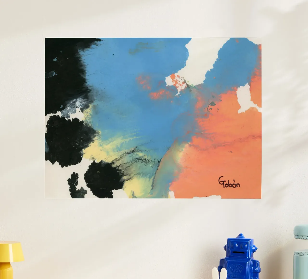 Escape poster con telaio in plastica da gtobonart