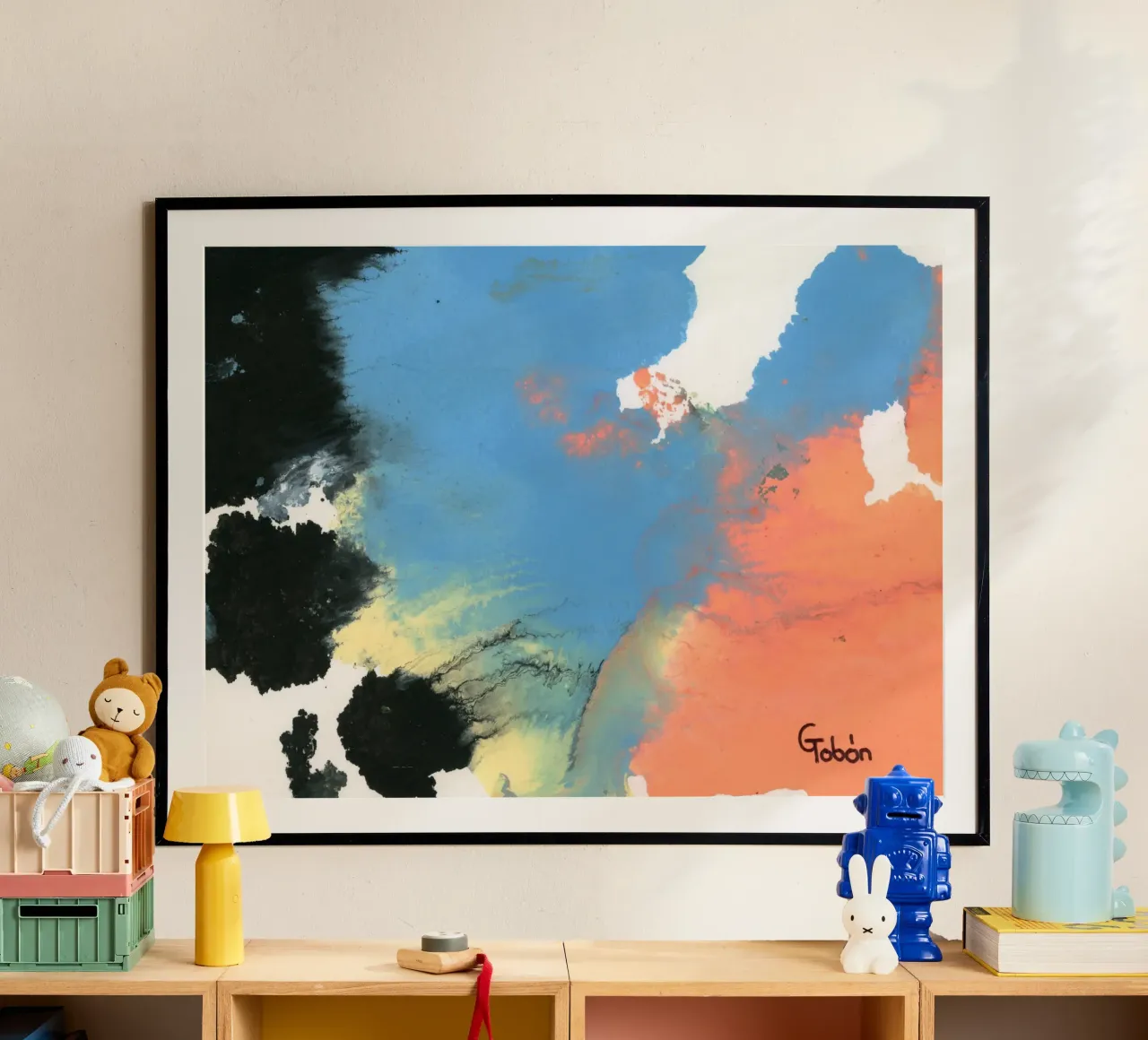 Escape poster con telaio in plastica da gtobonart