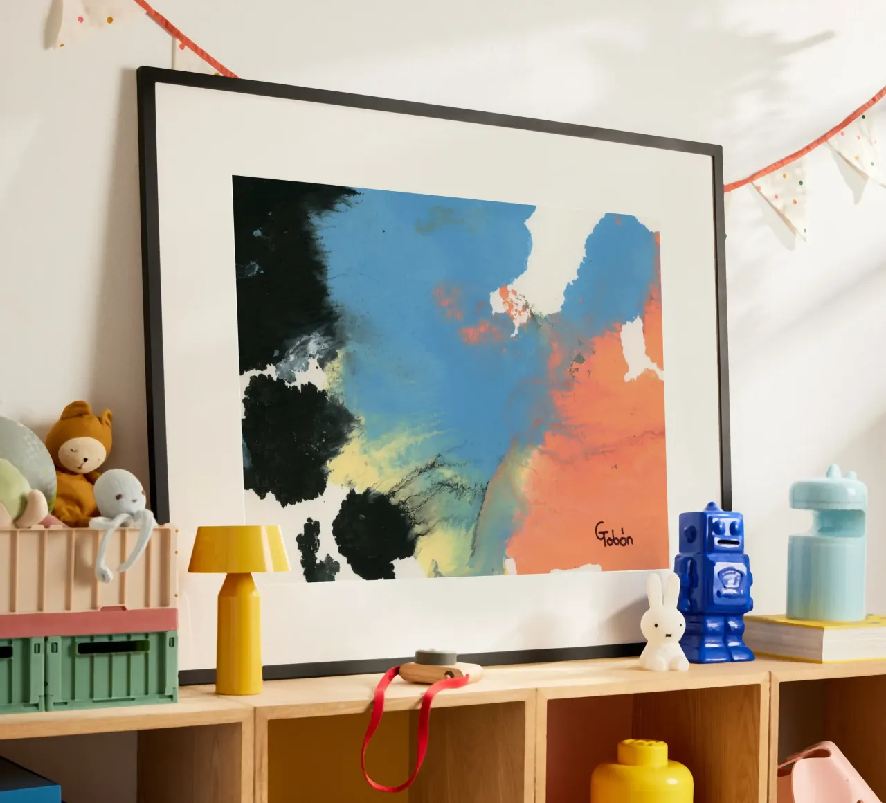 Escape poster con telaio in plastica da gtobonart