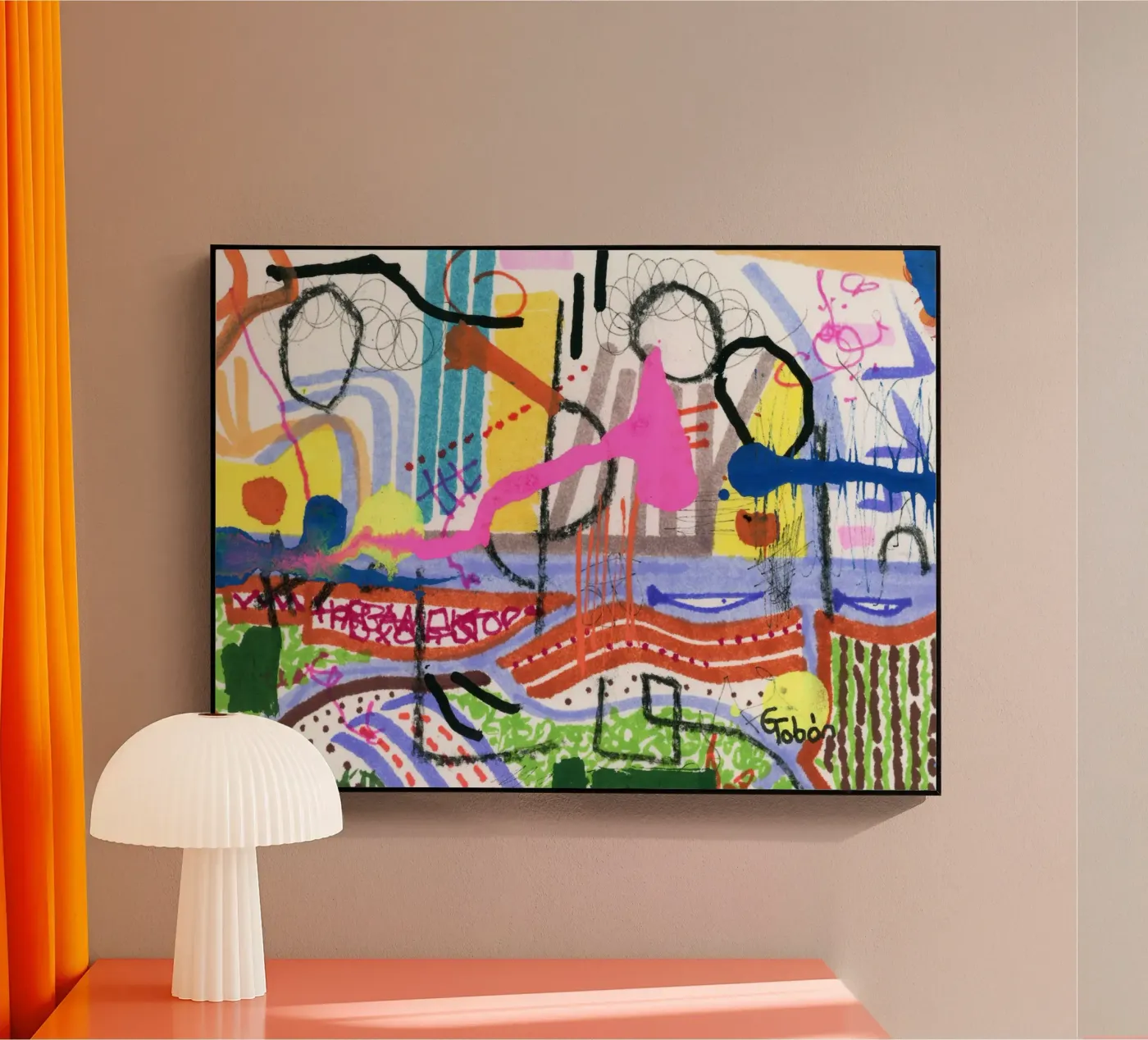 Our world acrylic glass by gtobonart