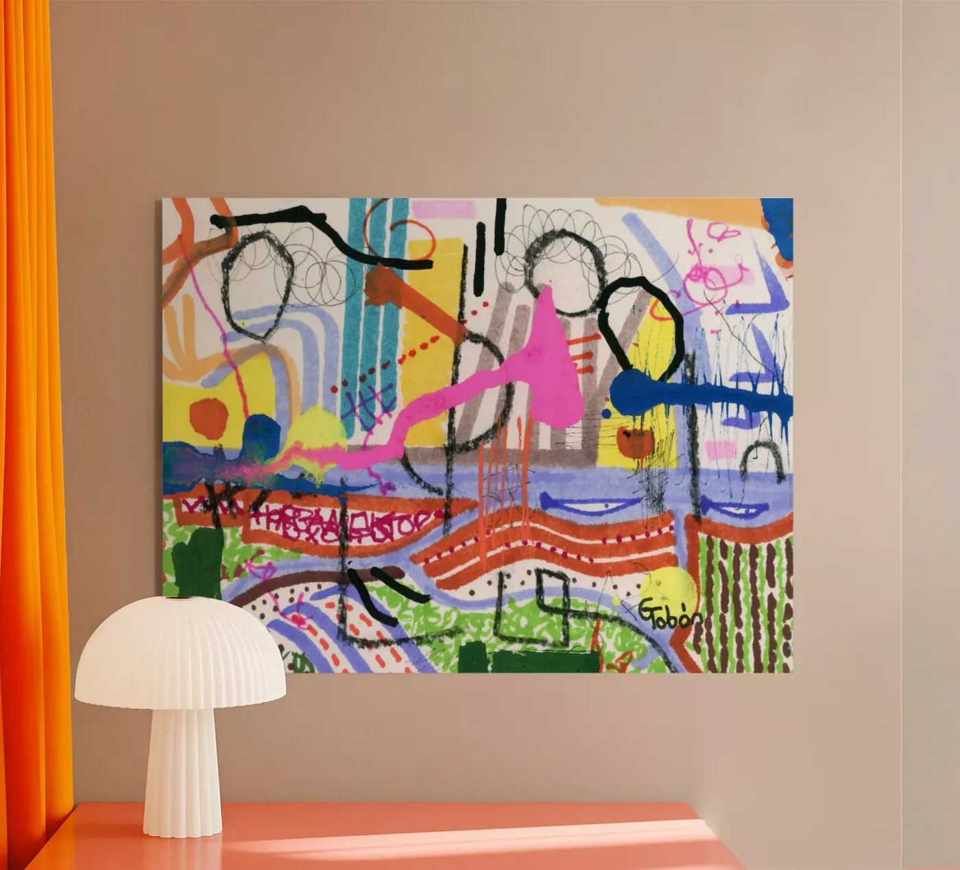 Our world plexiglas de gtobonart