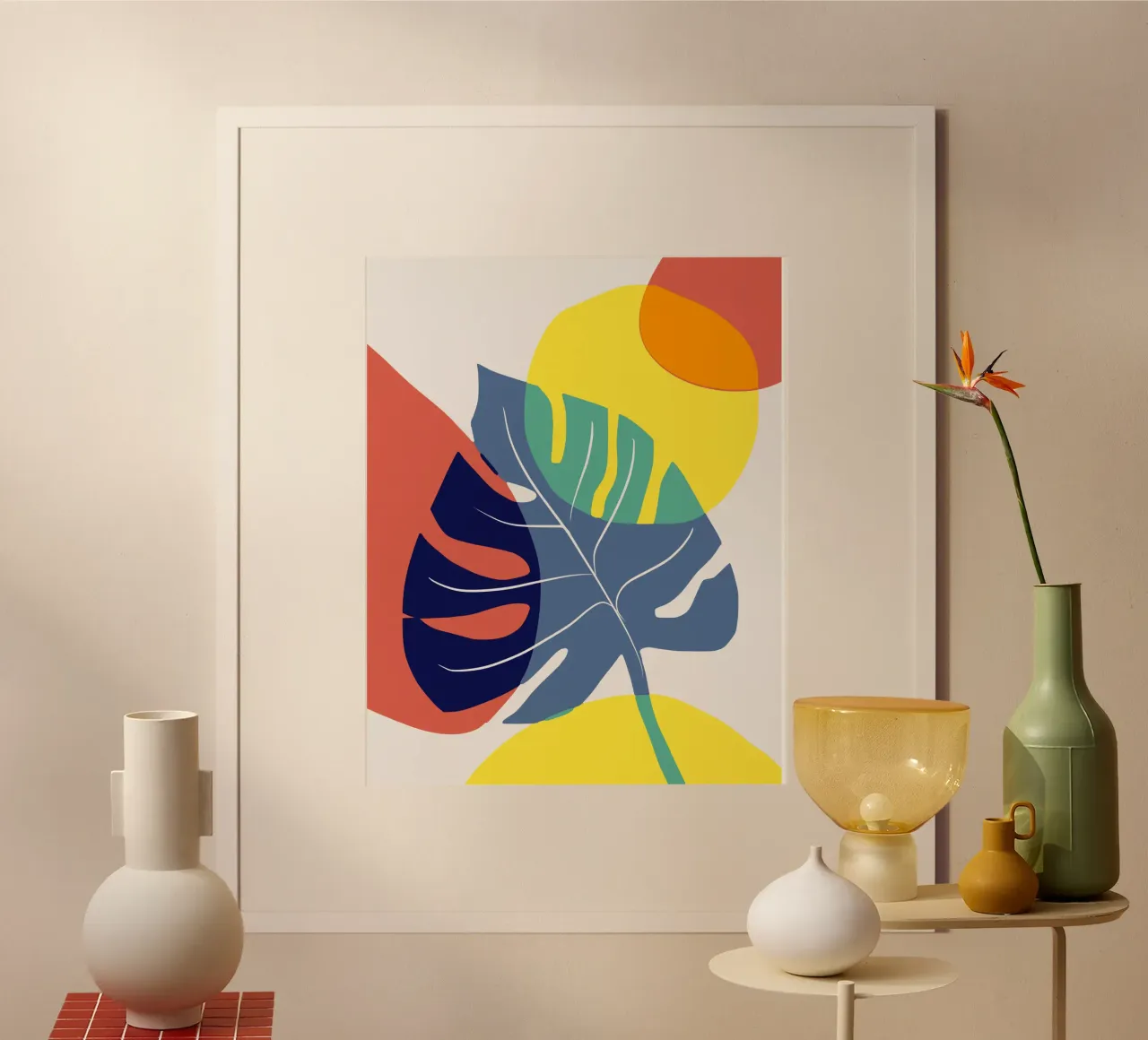 Monstera tropicale poster da Little Dean
