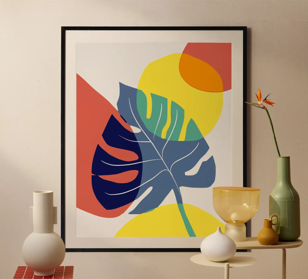 Monstera tropicale poster da Little Dean