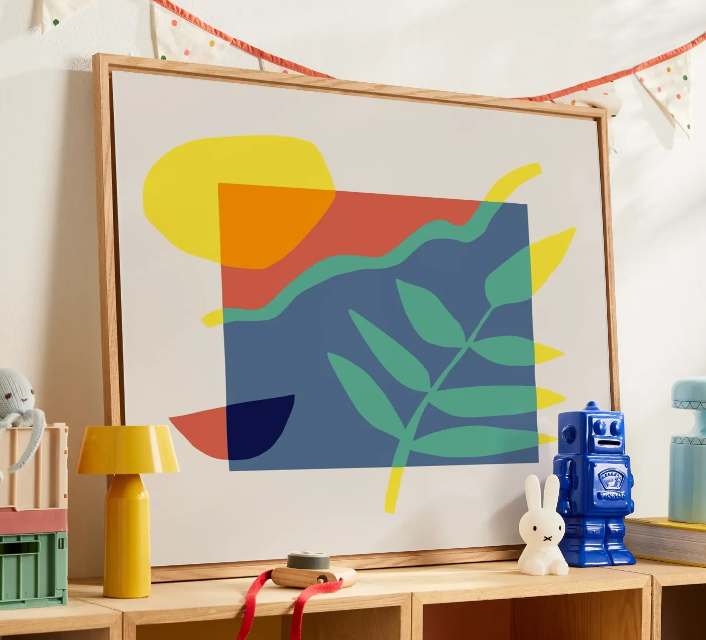 Zomer element acryl van Little Dean