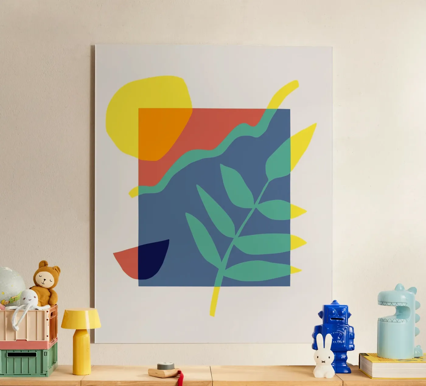 Zomer element acryl van Little Dean