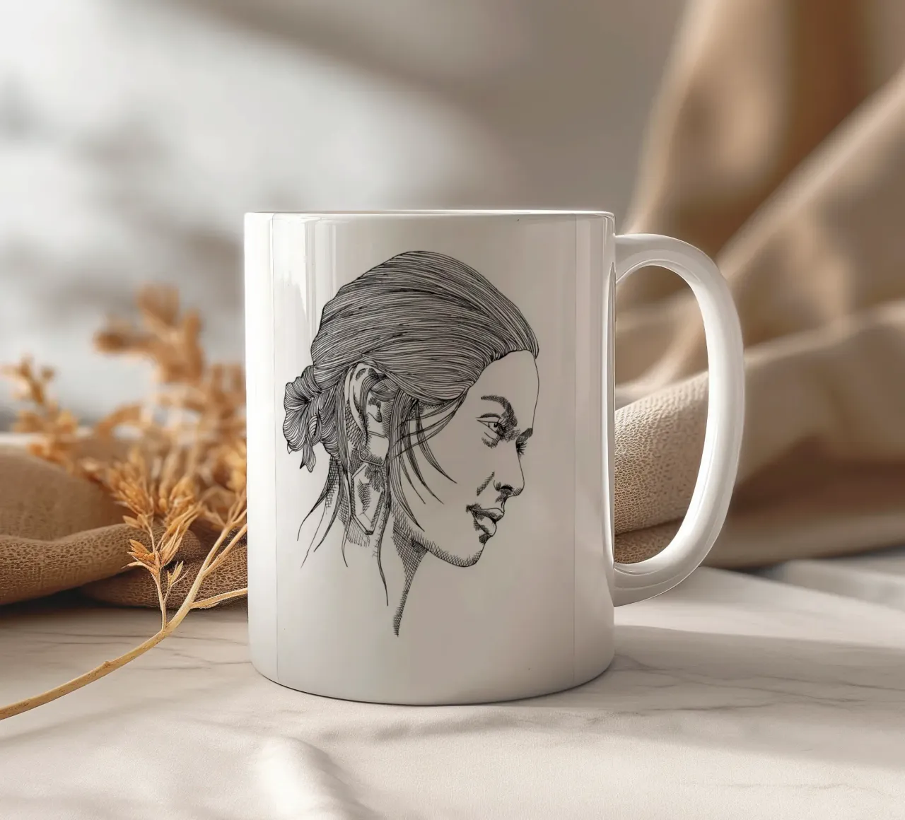 Cecilia tazza in ceramica da LaylaOzPortraits
