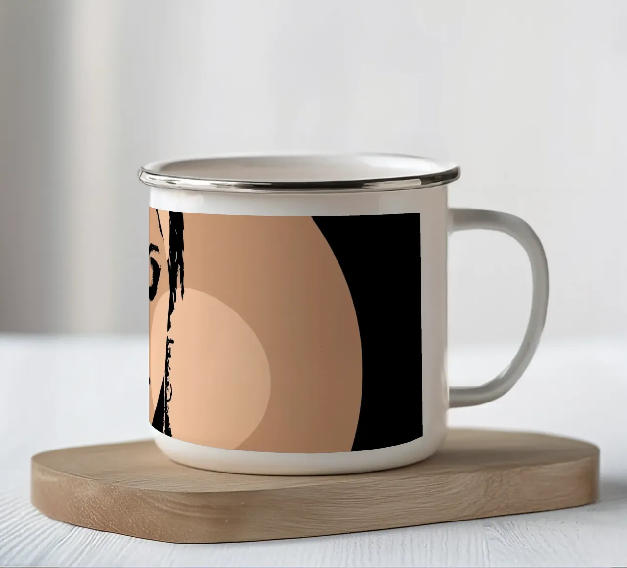 Coimbra tazza in smalto da LaylaOzPortraits