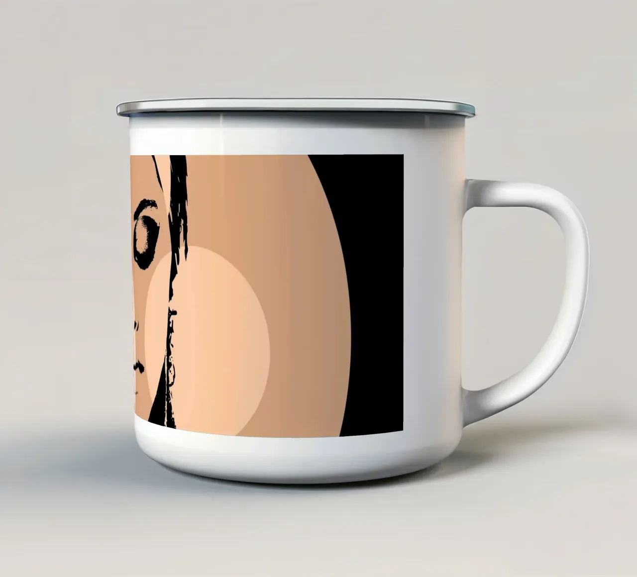 Coimbra tazza in smalto da LaylaOzPortraits