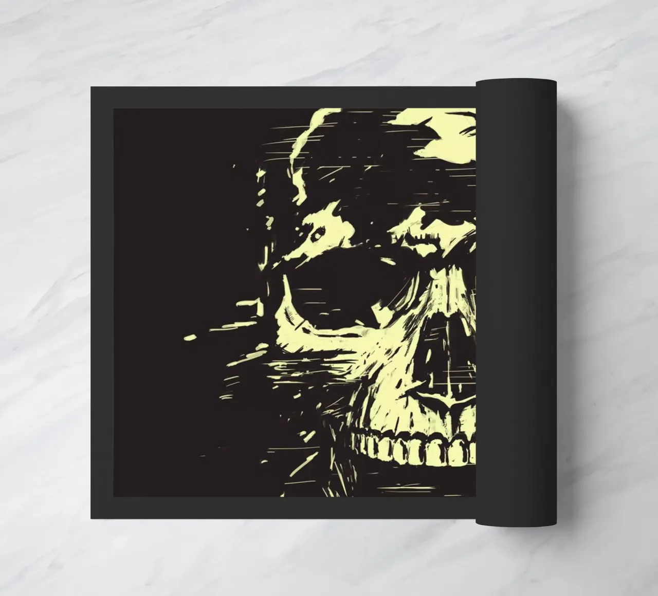 Scream II doormat by Balazs Solti