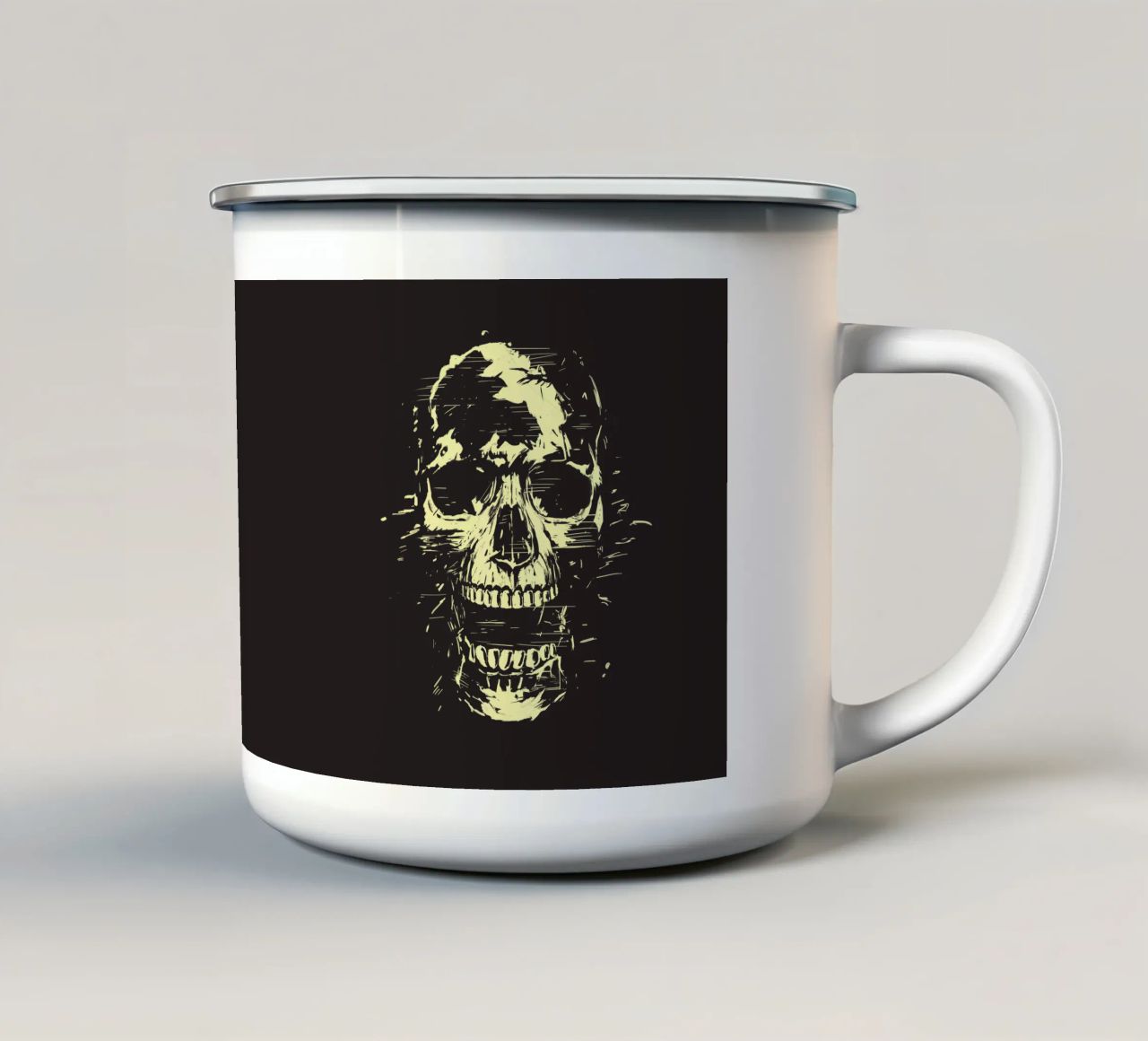 Scream II tazza in smalto da Balazs Solti