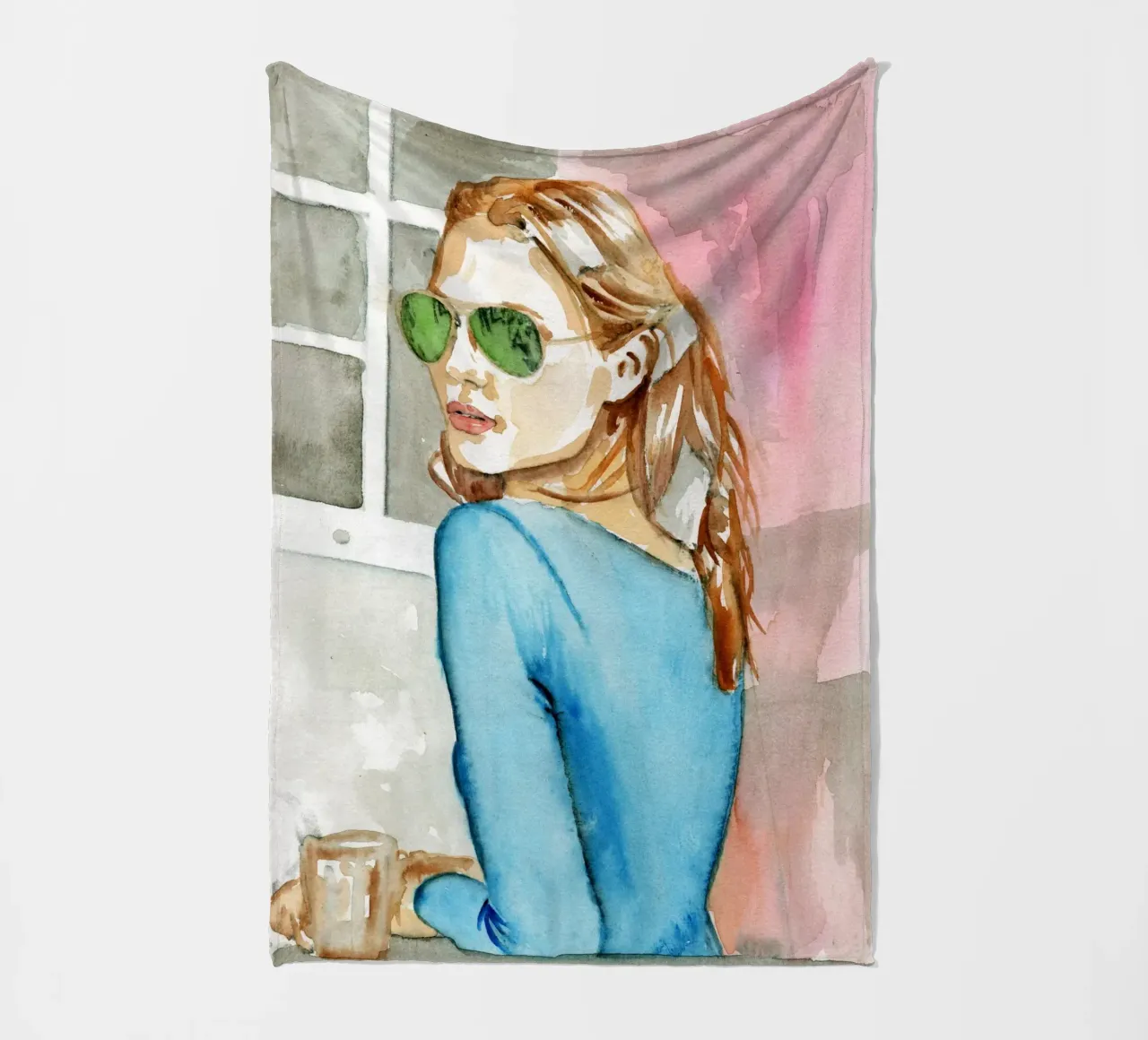 Fashion girl plaid polaire de LaylaOzPortraits