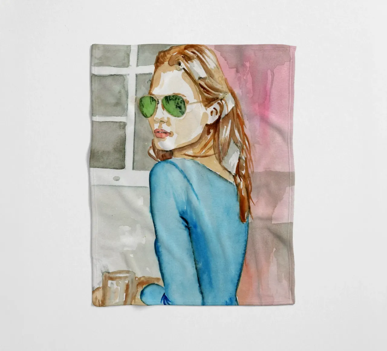 Fashion girl plaid polaire de LaylaOzPortraits