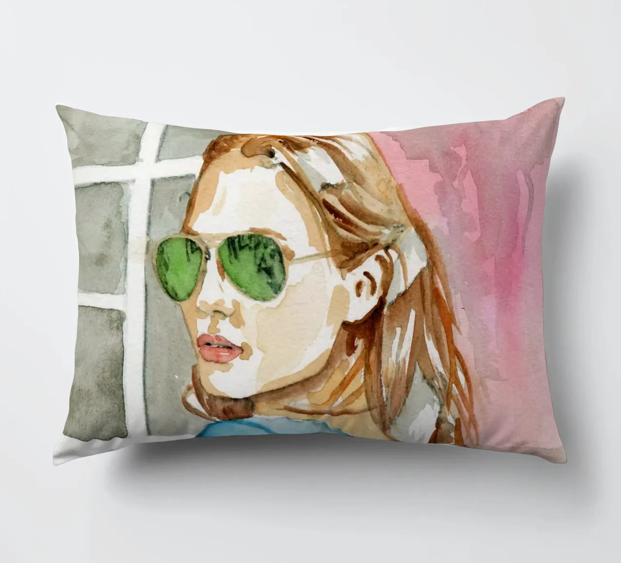 Ragazza di moda cuscino da LaylaOzPortraits